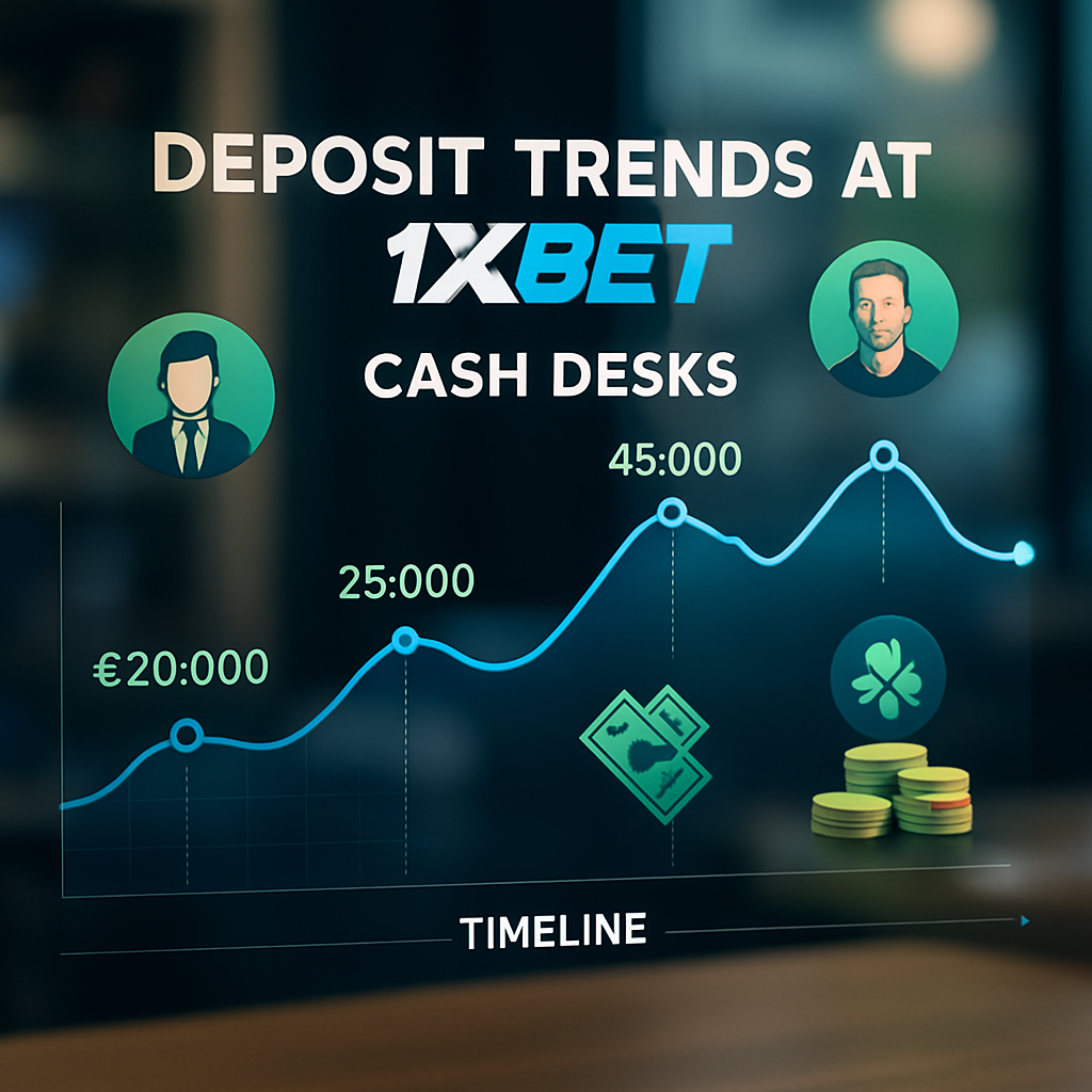 A graphically styled image showing a timeline of increasing and decreasing deposits on a